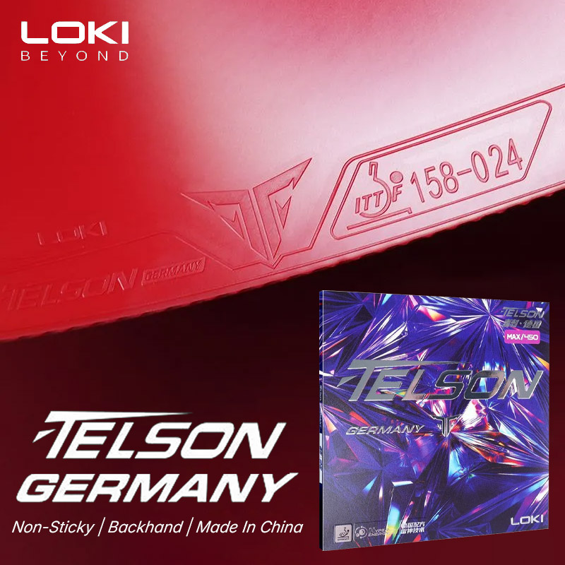 Table Tennis Germany - LOKI TELSON DUITSLAND Tafeltennisrubber Niet-kleverige pingpong