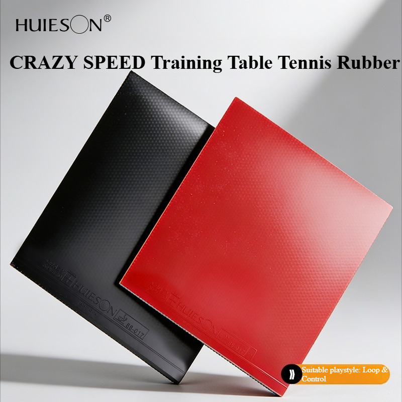 Table Tennis Training - Huieson CRAZY SPEED Tafeltennisrubber met noppen