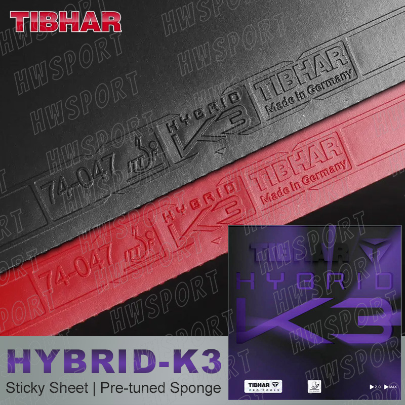 Table Tennis Germany - Tibhar Hybride K3 Tafeltennis Rubber Originele
