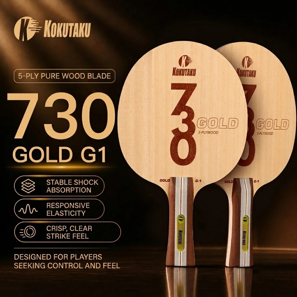 Table Tennis Training - Kokutaku Tafeltennisbat FL 730 G1 5-laags