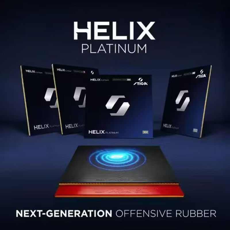 Table Tennis Germany - STIGA HELIX Platinum Tafeltennisrubber High Tensor