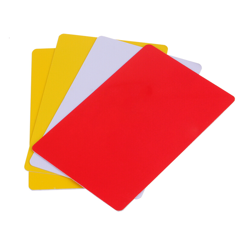 Table Tennis Yellow Card - DHS standaard scheidsrechter kaart set voor