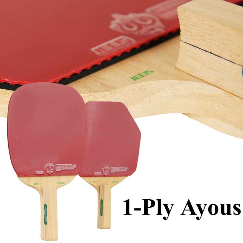 Table Tennis Training - JEELS Japanse 1-laags Ayous houten tafeltennisbat