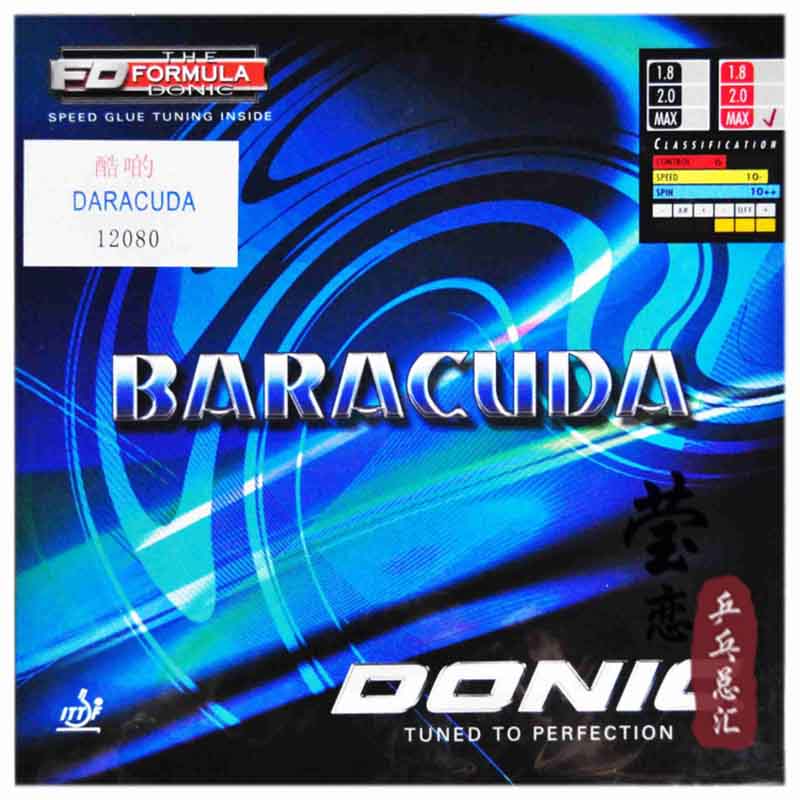 Donic tafeltennisrubber Baracu - Table Tennis Germany recensie en prijs
