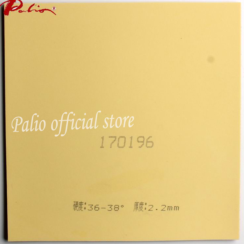 Palio CJ8000 rubber voor tafel - Table Tennis Germany recensie en prijs