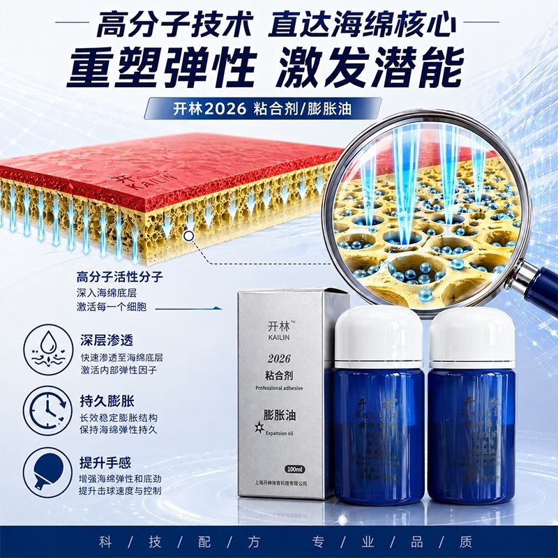 KAILIN Blue Booster Oil Authen - Table Tennis Grip recensie en prijs