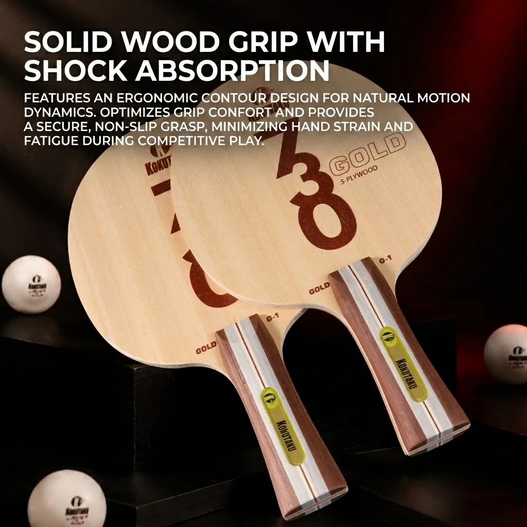 Kokutaku Tafeltennisbat FL 730 - Table Tennis Training recensie en prijs