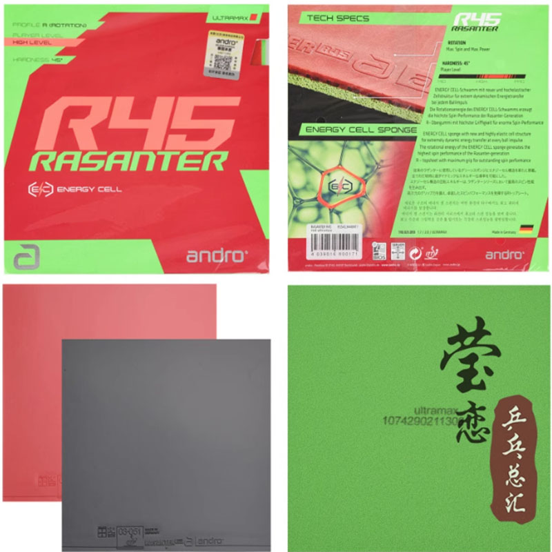 Andro Rasanter R45 47 50 C45 4 - Table Tennis Grip recensie en prijs