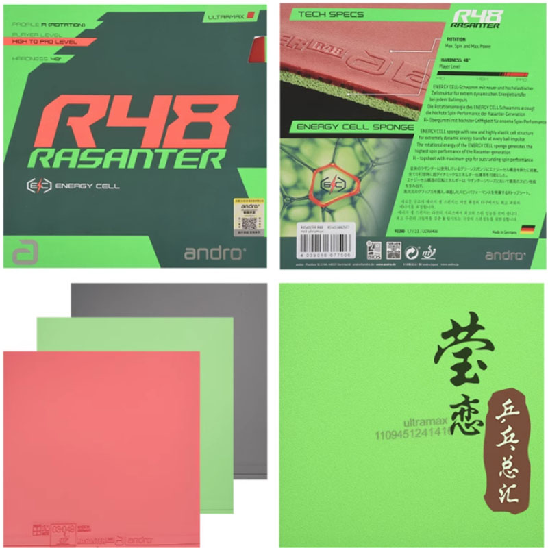 Andro Rasanter R45 47 50 C45 4 - Table Tennis Grip recensie en prijs