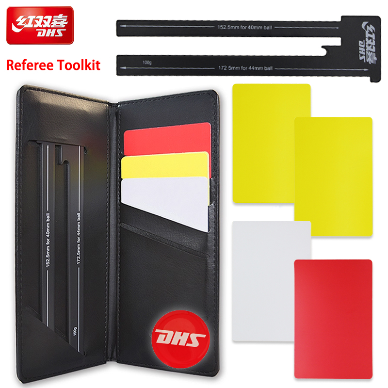 DHS Scheidsrechter Kit voor Ta - Table Tennis Yellow Card recensie en prijs
